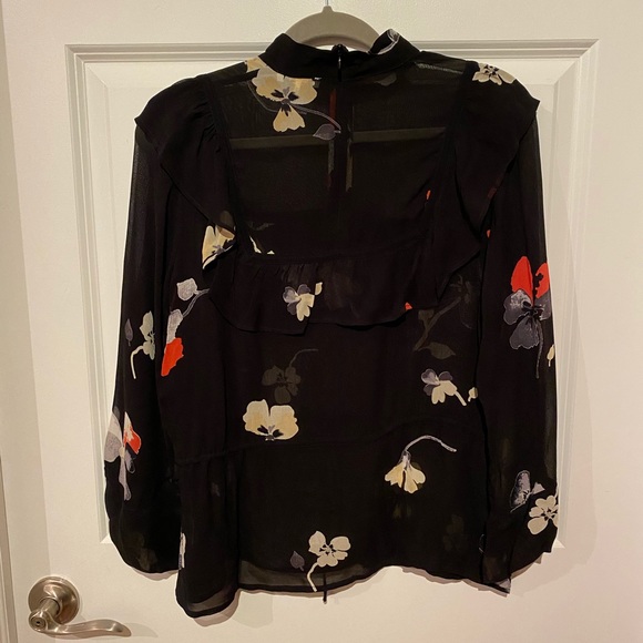 Ganni mockneck blouse - Picture 2 of 2